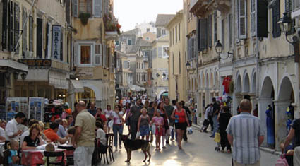 Corfu town